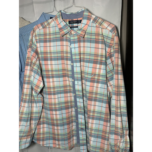 PREPPY CASUAL Mens shirts LOT Chaps/Nautica size M - Picture 6 of 6